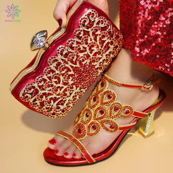 Popular Red African High Heel Shoes and Bag Sets,Spike High Heels Italian Shoes With Matching Bags Women Sets B81-8
Popular Red African High Heel Shoes and Bag Sets,Spike High Heels Italian Shoes With Matching Bags Women Sets B81-8