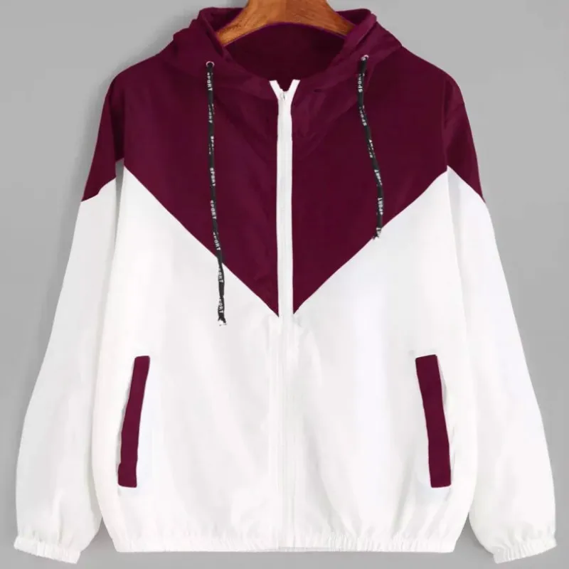 zipper pockets two-tone casual women basic jackets long sleeves coats 2019 autumn hooded top female jacket aesthetic windbreaker
zipper pockets two-tone casual women basic jackets long sleeves coats 2019 autumn hooded top female jacket aesthetic windbreaker