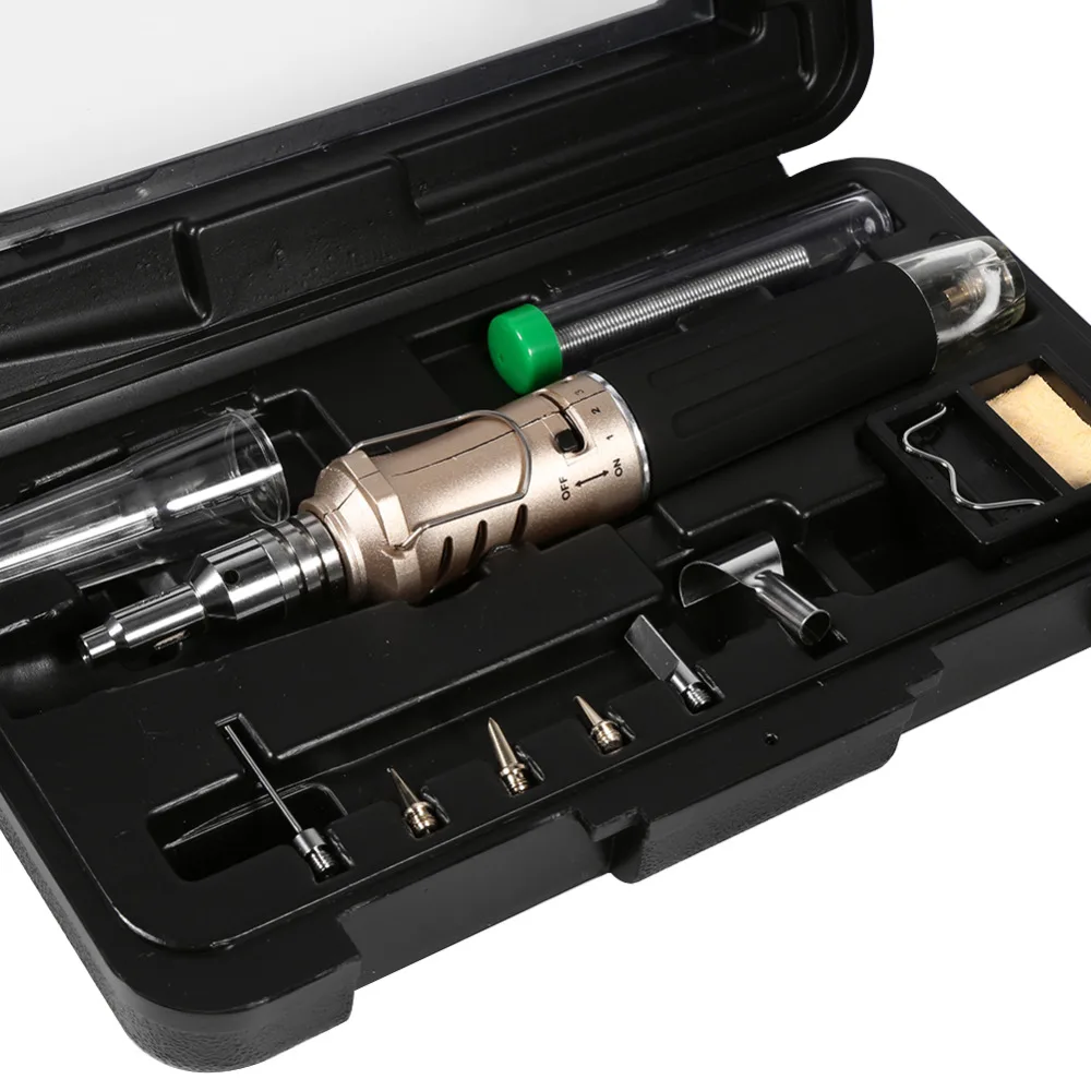 Professional 10 in 1 Welding Torch Kit Automatic Ignition Soldering Iron Set Welding Tools Portable Welding Kit Torch Tool Hot
Professional 10 in 1 Welding Torch Kit Automatic Ignition Soldering Iron Set Welding Tools Portable Welding Kit Torch Tool Hot