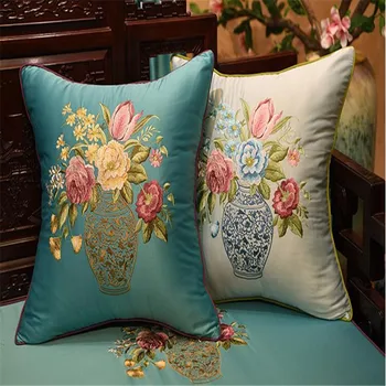 free shipping classical bottle flower soft furnis throw Pillow with inner Pillow embroidery sain cushion pillow chair decorative 
free shipping classical bottle flower soft furnis throw Pillow with inner Pillow embroidery sain cushion pillow chair decorative