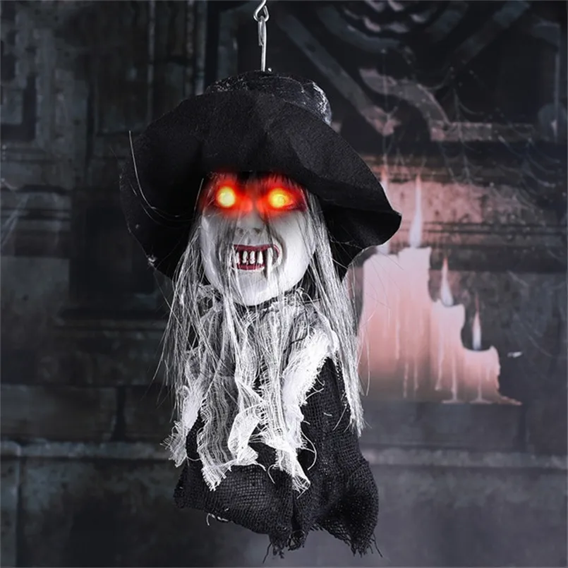 Halloween Decoration Accessories Hang Men/women Ghost Skull Head with Scary Eyes Sound Electric Ghost Doll Brujasde Decoracion
Halloween Decoration Accessories Hang Men/women Ghost Skull Head with Scary Eyes Sound Electric Ghost Doll Brujasde Decoracion