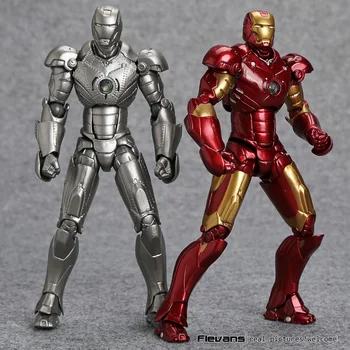 SCI-FI Revoltech Series NO.036 Iron Man Mark III MK3 NO.035 Mark 2 Mark II PVC Action Figure Collectible Model Toy HRFG500
SCI-FI Revoltech Series NO.036 Iron Man Mark III MK3 NO.035 Mark 2 Mark II PVC Action Figure Collectible Model Toy HRFG500