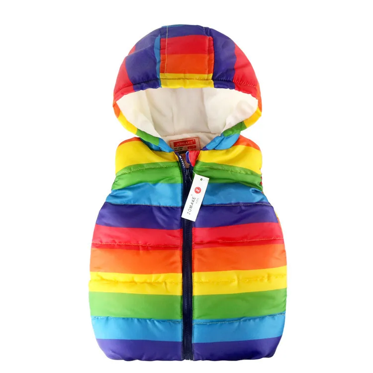 Rainbow Child Waistcoat Children Outerwear Winter Coats Kids Clothes Warm Hooded Cotton Baby Girls Boys Vest For 2-7 Years Old
Rainbow Child Waistcoat Children Outerwear Winter Coats Kids Clothes Warm Hooded Cotton Baby Girls Boys Vest For 2-7 Years Old
