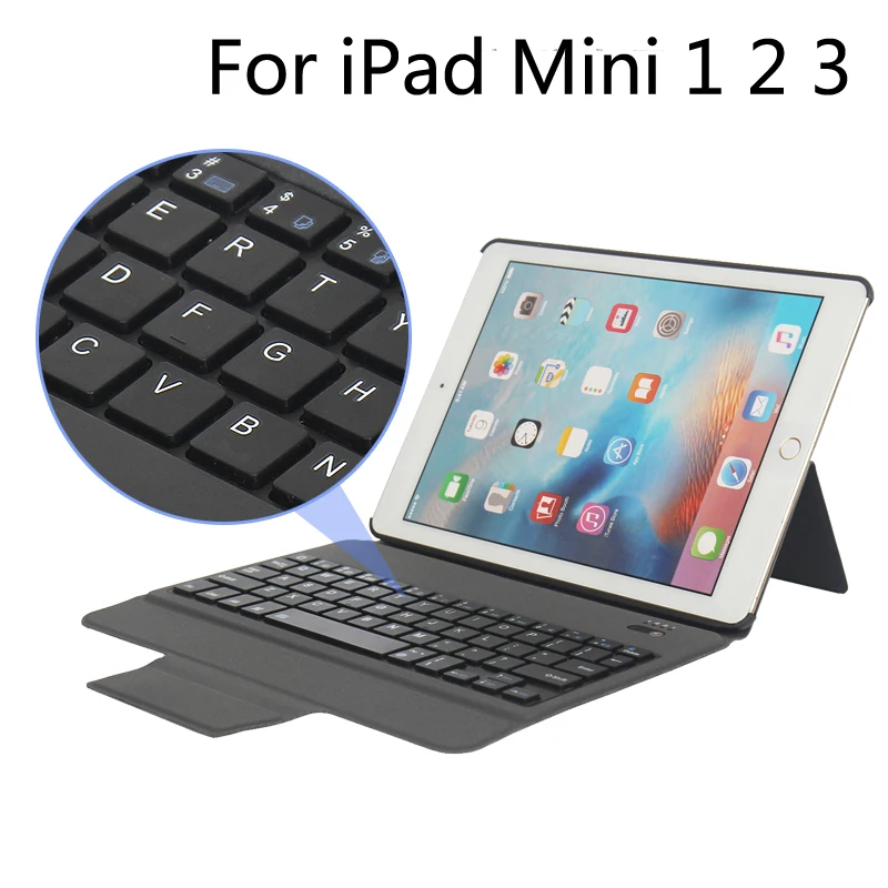 For iPad Mini1/2/3 New Bluetooth Keyboard Portfolio Folio Cover Case For iPad Mini 2 / iPad Mini 3 + Gift
For iPad Mini1/2/3 New Bluetooth Keyboard Portfolio Folio Cover Case For iPad Mini 2 / iPad Mini 3 + Gift