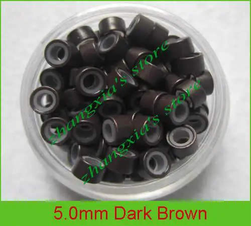1000pcs 9 Colors Optional 5mm*3mm Silicone Micro Rings/Links/Beads/tube For All Kinds Hair Extensions,Dark Brown LZH0008
1000pcs 9 Colors Optional 5mm*3mm Silicone Micro Rings/Links/Beads/tube For All Kinds Hair Extensions,Dark Brown LZH0008