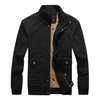 New 2019 Autumn Brand military jacket man army zipper stand collar bomber jacket men outerwear coats for men plus size 4XL
New 2019 Autumn Brand military jacket man army zipper stand collar bomber jacket men outerwear coats for men plus size 4XL