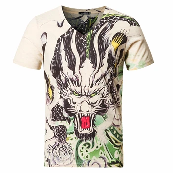 Creative 3d angry dragon pattern short sleeve funny t shirts Summer 2019 New top quality cotton modal fashion luxury t shirt men
Creative 3d angry dragon pattern short sleeve funny t shirts Summer 2019 New top quality cotton modal fashion luxury t shirt men