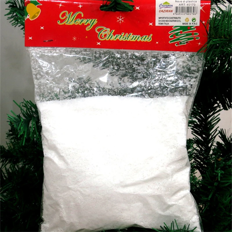 2018 Instant Xmas Magic Snow Foam Powder 50g Xmas Tree Christmas Decorations for Home Decor Artificial Snow Scene Holiday party
2018 Instant Xmas Magic Snow Foam Powder 50g Xmas Tree Christmas Decorations for Home Decor Artificial Snow Scene Holiday party
