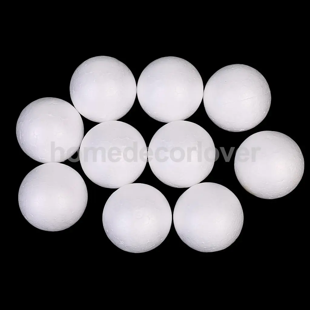 10pcs 5cm White Modelling Craft Polystyrene Foam Balls Christmas Decoration DIY Crafts
10pcs 5cm White Modelling Craft Polystyrene Foam Balls Christmas Decoration DIY Crafts