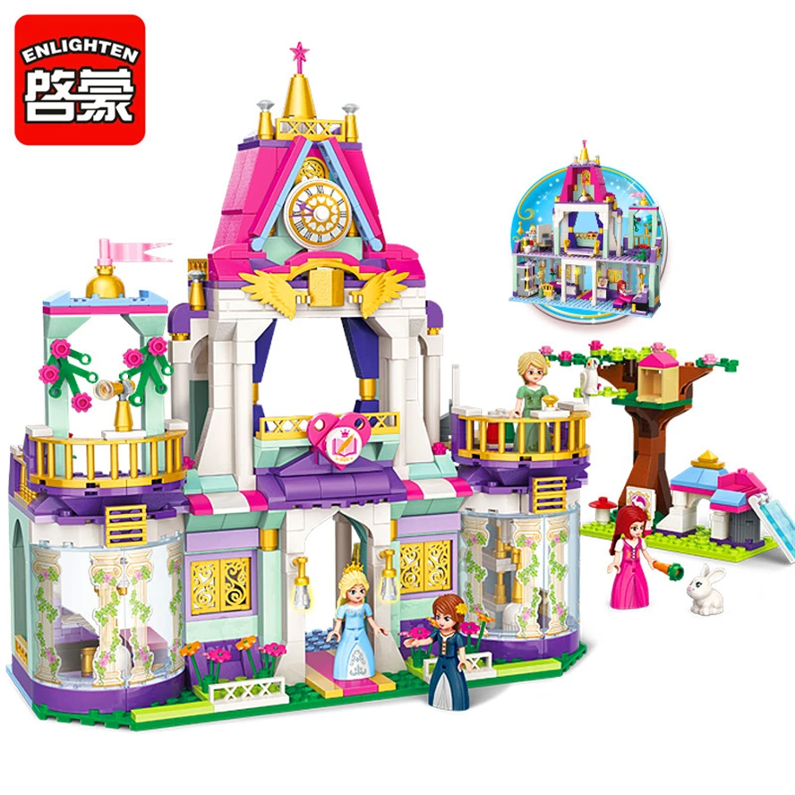 Genuine ENLIGHTEN 2611 628Pcs Girls Friends Princess Leah Royal Wisdom School Compatible Building Block Toys For Children
Genuine ENLIGHTEN 2611 628Pcs Girls Friends Princess Leah Royal Wisdom School Compatible Building Block Toys For Children