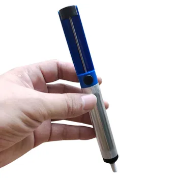 Metal Desoldering Pump Sucker Solder Irons Removal Remover Tool Blue Silver Drop Shipping Shipped Within 36 Hours 
Metal Desoldering Pump Sucker Solder Irons Removal Remover Tool Blue Silver Drop Shipping Shipped Within 36 Hours