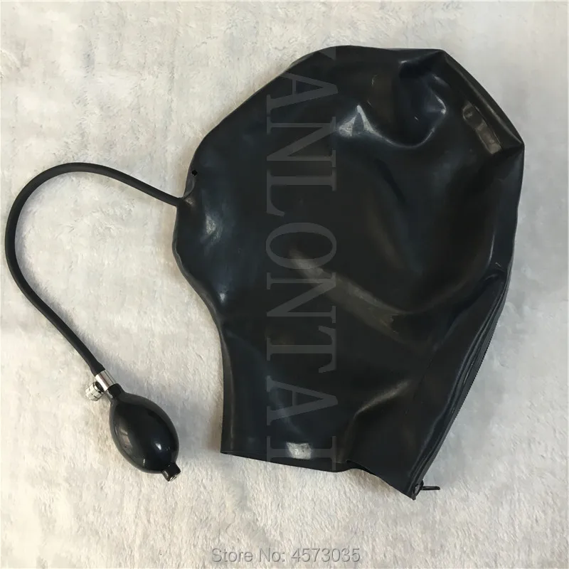 New unisex Sexy cekc handmade black women men Latex Hoods exotic Mask With Back Zipper month Inflatable gag customize size
New unisex Sexy cekc handmade black women men Latex Hoods exotic Mask With Back Zipper month Inflatable gag customize size