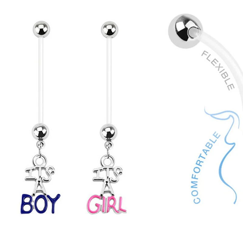 12PCS BOY GIRL Pregnant Belly Ring Flexible Body Jewelry Piercing Navel Belly Button Rings Charm Women Piercing Nombril Ombligo
12PCS BOY GIRL Pregnant Belly Ring Flexible Body Jewelry Piercing Navel Belly Button Rings Charm Women Piercing Nombril Ombligo