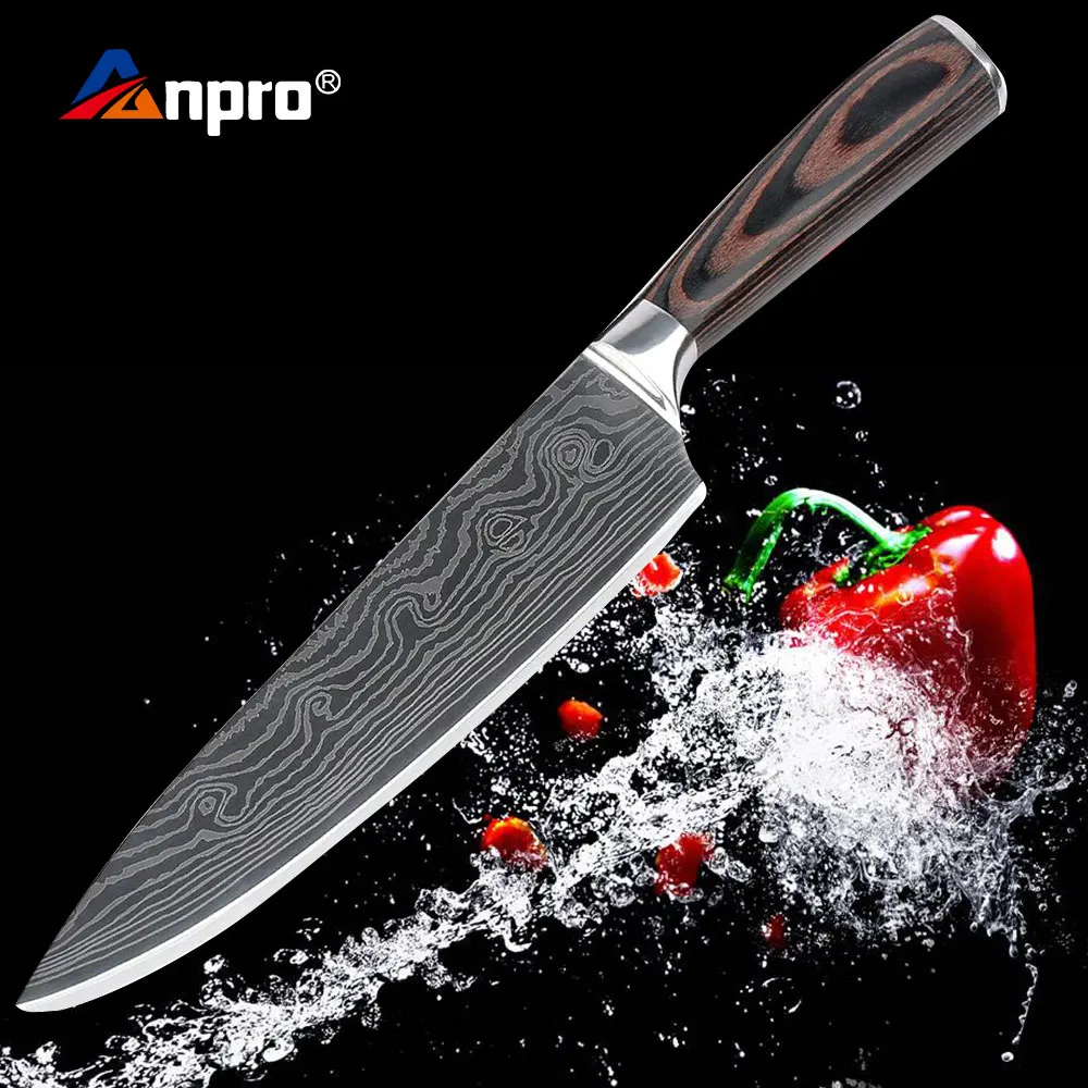 Damascus Stainless Steel Kitchen Knife 8 inch Santoku Japanese Chef Knife Japan Cooking Knives For Meat Vegetable Cooking
Damascus Stainless Steel Kitchen Knife 8 inch Santoku Japanese Chef Knife Japan Cooking Knives For Meat Vegetable Cooking