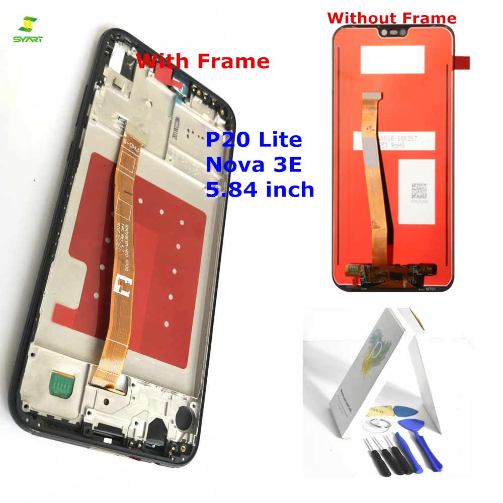 Newest Hot Nova 3E LCD Screen Display +Touch Screen 5.84'' New Digitizer Assembly Replacement Black Color For Huawei P20 Lite
Newest Hot Nova 3E LCD Screen Display +Touch Screen 5.84'' New Digitizer Assembly Replacement Black Color For Huawei P20 Lite