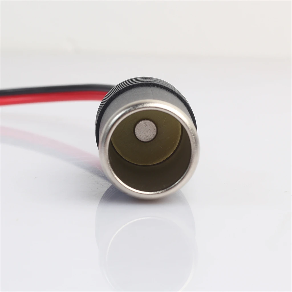 2Pieces Cigarette Lighter Extension Cord Cable Heavy Duty 1feet 12V/24V Car Charger with Cigarette Lighter Socket, 10A