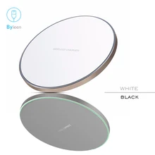 10W inalámbrico Qi de carga rápida cargador para iPhone 8 X Xs X Samsung Galaxy S10 S10e S9 S8 S7 borde almohadilla de carga para Xiaomi mi9 mi8 se(China)