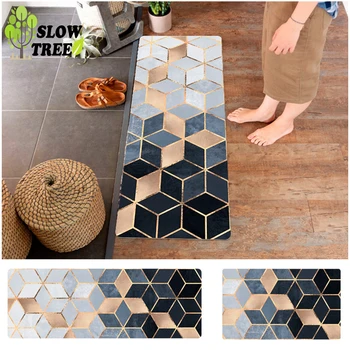 Slow Tree PVC Kitchen Mat Marbled Oil-proof Non-slip Home Carpet In The Hallway Bathroom Leather Rugs 45x75/45x120cm Door Mats
Slow Tree PVC Kitchen Mat Marbled Oil-proof Non-slip Home Carpet In The Hallway Bathroom Leather Rugs 45x75/45x120cm Door Mats