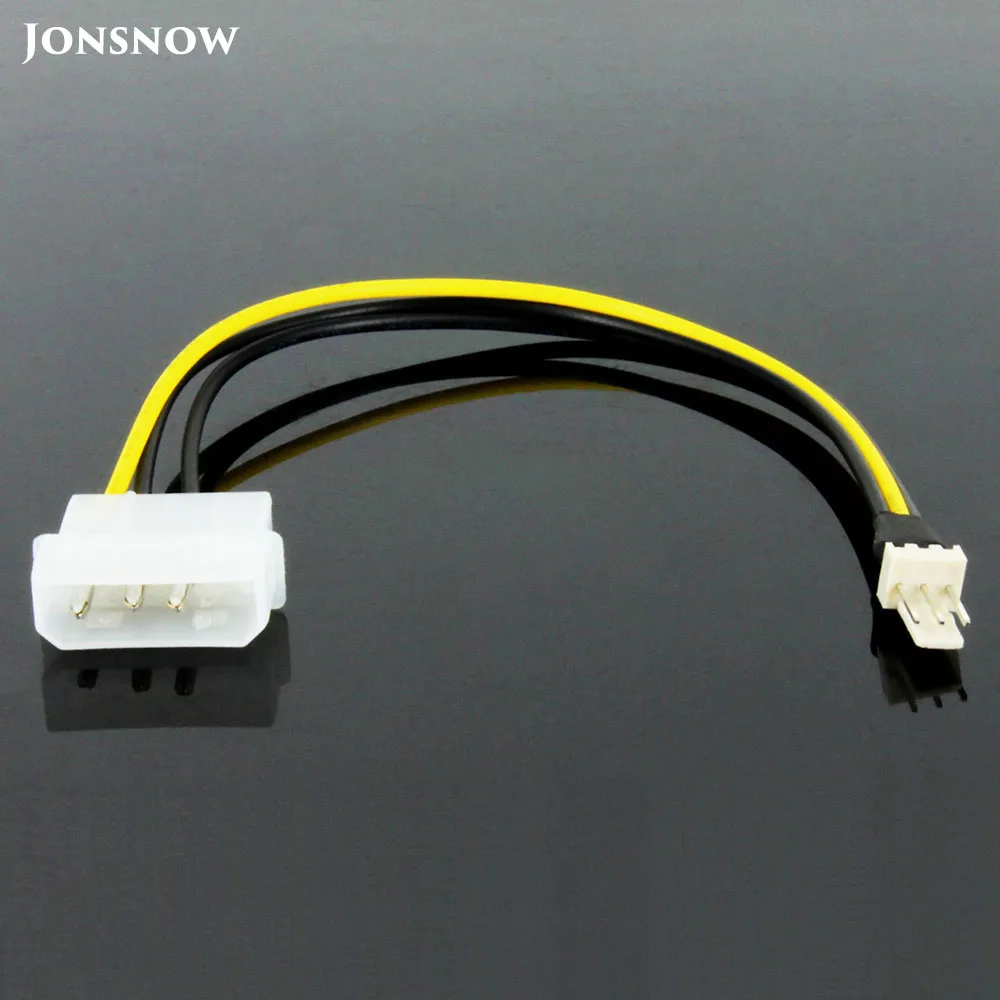 JONSNOW Power Extension Cable 4 Pin to Small 3 Pin Power Cord Adapter 4 Pin Molex IDE Power Supply Cable
JONSNOW Power Extension Cable 4 Pin to Small 3 Pin Power Cord Adapter 4 Pin Molex IDE Power Supply Cable