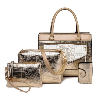 4PCS Messenger Bag Purse Set for Women, pu Leather Zipper Handbag Muti-fuction Tote Bag Purse Crossbody Bag Card Bag Set
4PCS Messenger Bag Purse Set for Women, pu Leather Zipper Handbag Muti-fuction Tote Bag Purse Crossbody Bag Card Bag Set