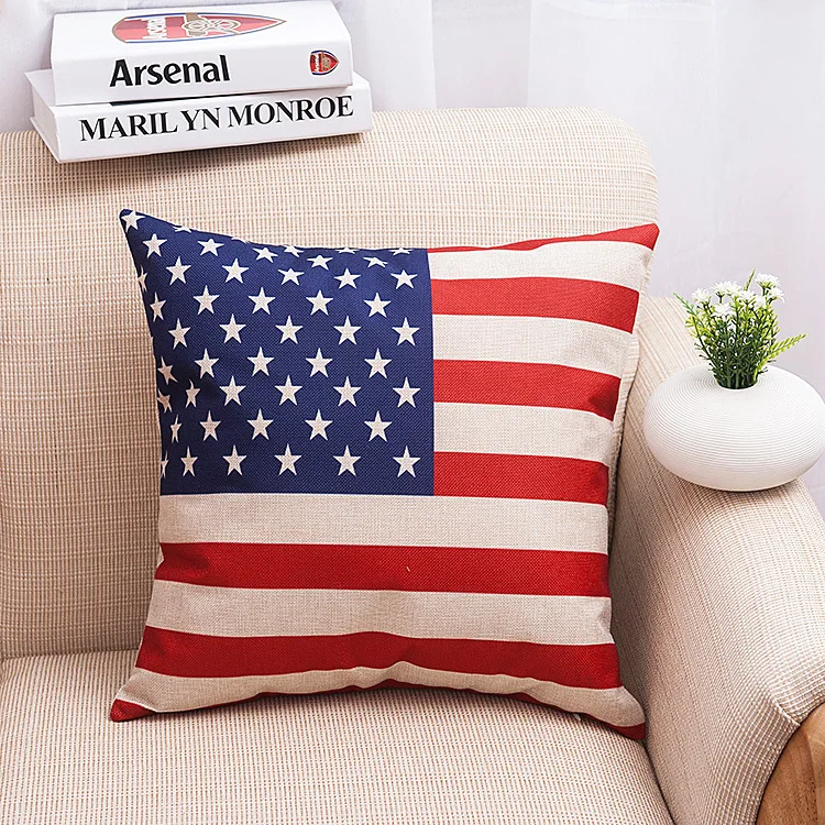 New Pillow America national flag Square pillow Case cover,Cotton Linen Throw Cushion Pillowcase NB005
New Pillow America national flag Square pillow Case cover,Cotton Linen Throw Cushion Pillowcase NB005