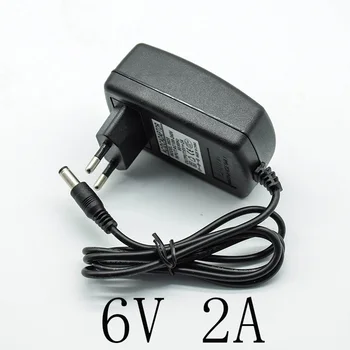 New 100-240V AC Converter Adapter DC 6V 2A/2000mA Power Supply Charger EU Plug 5.5mm * 2.5mm(2.1mm) AC to DC
New 100-240V AC Converter Adapter DC 6V 2A/2000mA Power Supply Charger EU Plug 5.5mm * 2.5mm(2.1mm) AC to DC