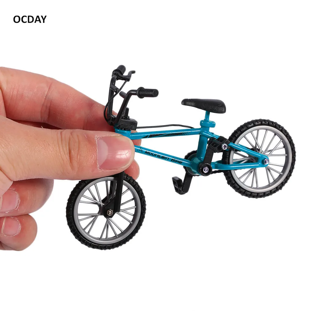 Фингерборд OCDAY игрушечные велосипеды с тормозной веревкой синий сплав имитация