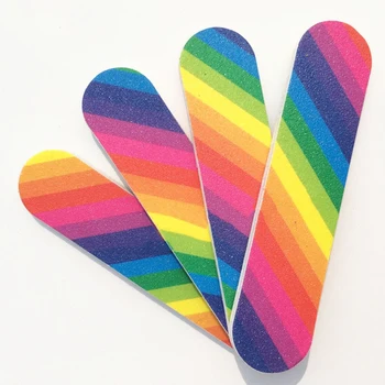 100pcs Rainbow Color 9cm Sanding Nail File Double Sided Nail Art Manicure Sanding File Buffer Grits Sandpaper File Nail Tools
100pcs Rainbow Color 9cm Sanding Nail File Double Sided Nail Art Manicure Sanding File Buffer Grits Sandpaper File Nail Tools