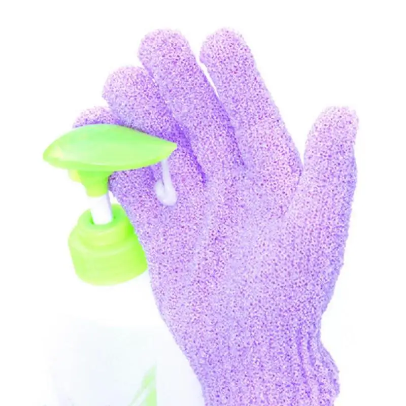 2pcs Shower Exfoliating Wash Skin Bath Gloves Foam Bath Skid Resistance Body Massage Cleaning Scrubber Shower Bath Sadoun.com