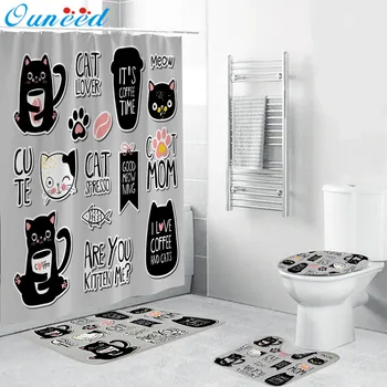 Ouneed cute animals pattern Waterproof Bathroom Shower Curtains 4PCS set Non Slip birds print Toilet Polyester Cover Mat Set new
Ouneed cute animals pattern Waterproof Bathroom Shower Curtains 4PCS set Non Slip birds print Toilet Polyester Cover Mat Set new
