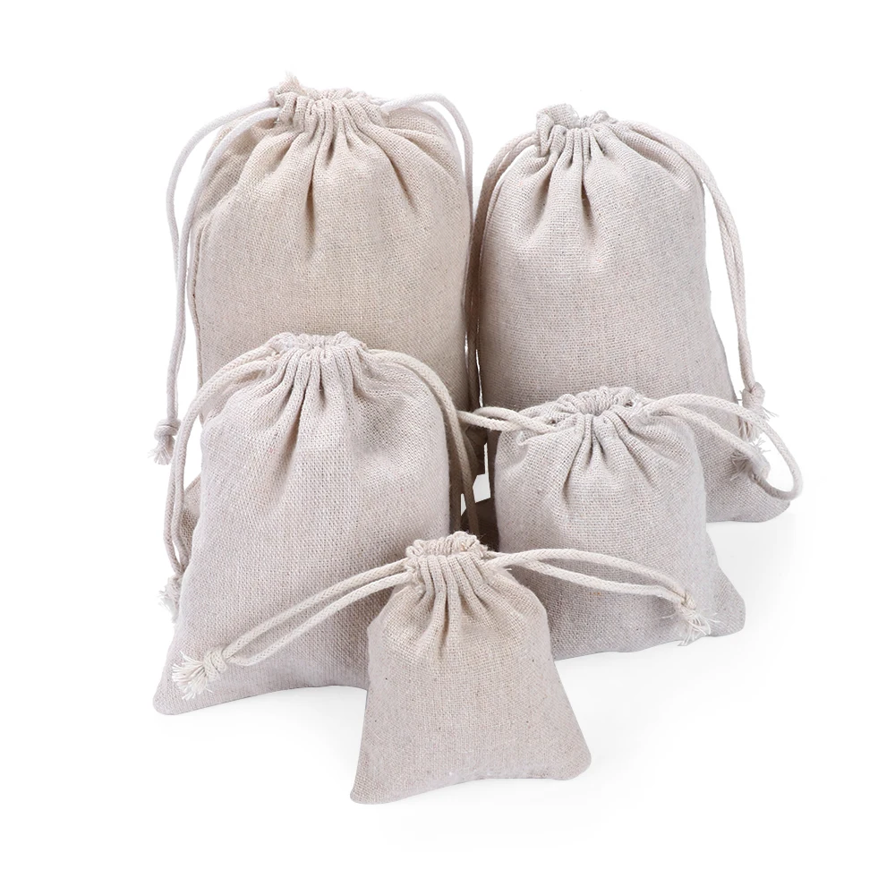 1/5PC Handmade Cotton Plain Candy Organizer Gift Drawstring Bags Pouch Sack Food Storage Wedding Kitchen Luggage Storage Bags
1/5PC Handmade Cotton Plain Candy Organizer Gift Drawstring Bags Pouch Sack Food Storage Wedding Kitchen Luggage Storage Bags