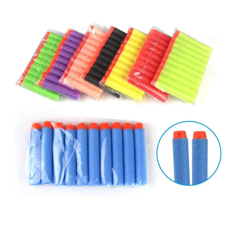 10Pcs Multicolor 7.2CM EVA Soft Hollow Hole Head Refill Darts Toy Gun Bullets for Nerf Series Blasters Kids Birthday Gifts
10Pcs Multicolor 7.2CM EVA Soft Hollow Hole Head Refill Darts Toy Gun Bullets for Nerf Series Blasters Kids Birthday Gifts