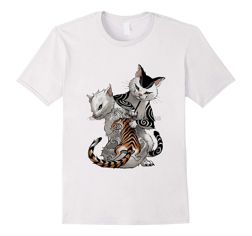 2019 New Fashion Brand Clothing Irezumi Cat Artist with Traditional Japanese Tattoo T-Shirt
2019 New Fashion Brand Clothing Irezumi Cat Artist with Traditional Japanese Tattoo T-Shirt