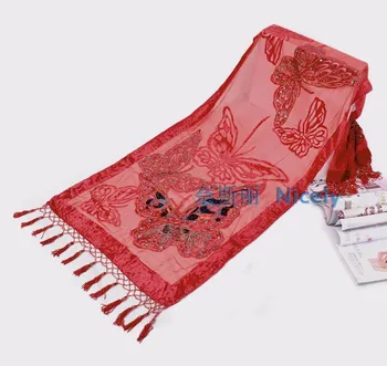 Fashion Scarf New Wrap Scarf Women's Silk Velour Embroider Butterfly Shawl Scarf Scarves Many Colors Wrap Shawl
Fashion Scarf New Wrap Scarf Women's Silk Velour Embroider Butterfly Shawl Scarf Scarves Many Colors Wrap Shawl
