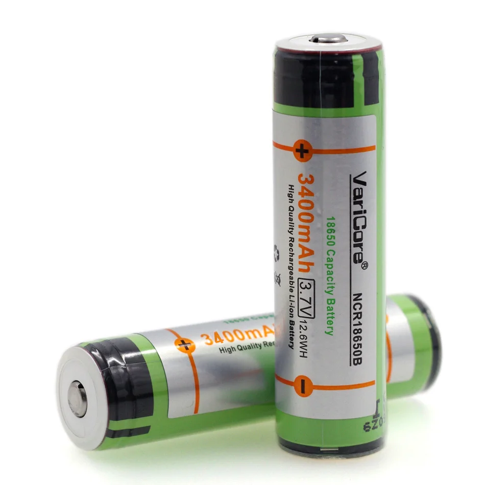 New VariCore protected for 18650 3400mAh battery NCR18650B with original new PCB 3.7V Suitable for flashlights
New VariCore protected for 18650 3400mAh battery NCR18650B with original new PCB 3.7V Suitable for flashlights