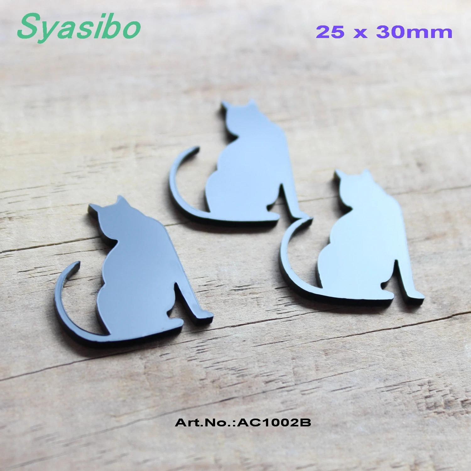 (20Pcs/lot) 25mm x 30mm Eco-Friendly Black Acrylic Cat Earrings Bulk Supplies Laser Cut Halloween Crafts1.2"-AC1002B
(20Pcs/lot) 25mm x 30mm Eco-Friendly Black Acrylic Cat Earrings Bulk Supplies Laser Cut Halloween Crafts1.2"-AC1002B