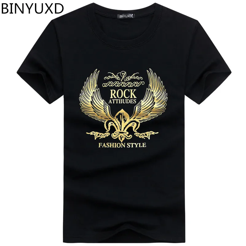 summer Men's t-shirts Summer O-Neck short sleeved golden wings print t shirt Men tshirt casual brand cotton Tee shirt Men Tops
summer Men's t-shirts Summer O-Neck short sleeved golden wings print t shirt Men tshirt casual brand cotton Tee shirt Men Tops