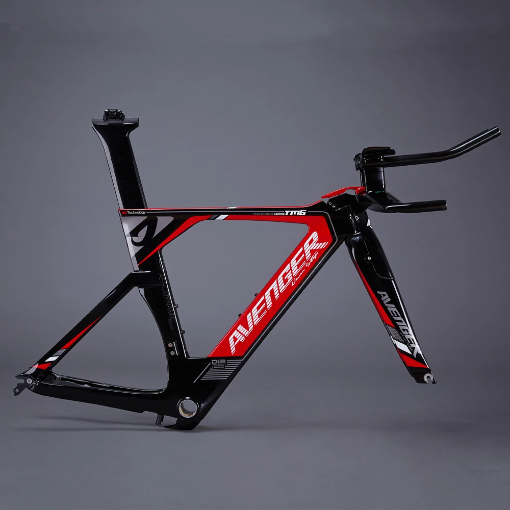 OEM Toray Carbon Time Trial Aero design TT Bike Avenger TM6 Carbon Triathlon Frame Come With 420mm*31.6mm Triathlon Lenker
OEM Toray Carbon Time Trial Aero design TT Bike Avenger TM6 Carbon Triathlon Frame Come With 420mm*31.6mm Triathlon Lenker