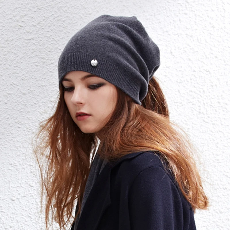2017 Stylish Women's Ponytail Beanie Hat Wool Autumn Winter Knitted Hat Caps For Female Black Grey Colour
2017 Stylish Women's Ponytail Beanie Hat Wool Autumn Winter Knitted Hat Caps For Female Black Grey Colour