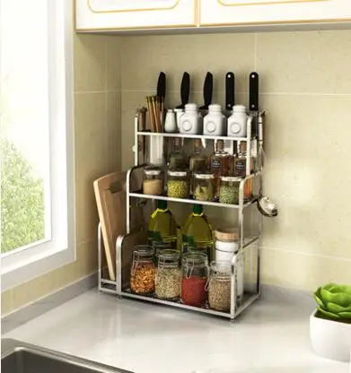 The kitchen shelf. Landing a sitting room to receive. Bathroom multilayer shelf..
The kitchen shelf. Landing a sitting room to receive. Bathroom multilayer shelf..