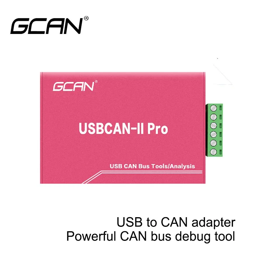 2 channel USB-CAN adapter CAN bus analyzer for BMS, usb to can adapter support CANopen, J1939, ISO 15765 protocol, DBC files
2 channel USB-CAN adapter CAN bus analyzer for BMS, usb to can adapter support CANopen, J1939, ISO 15765 protocol, DBC files
