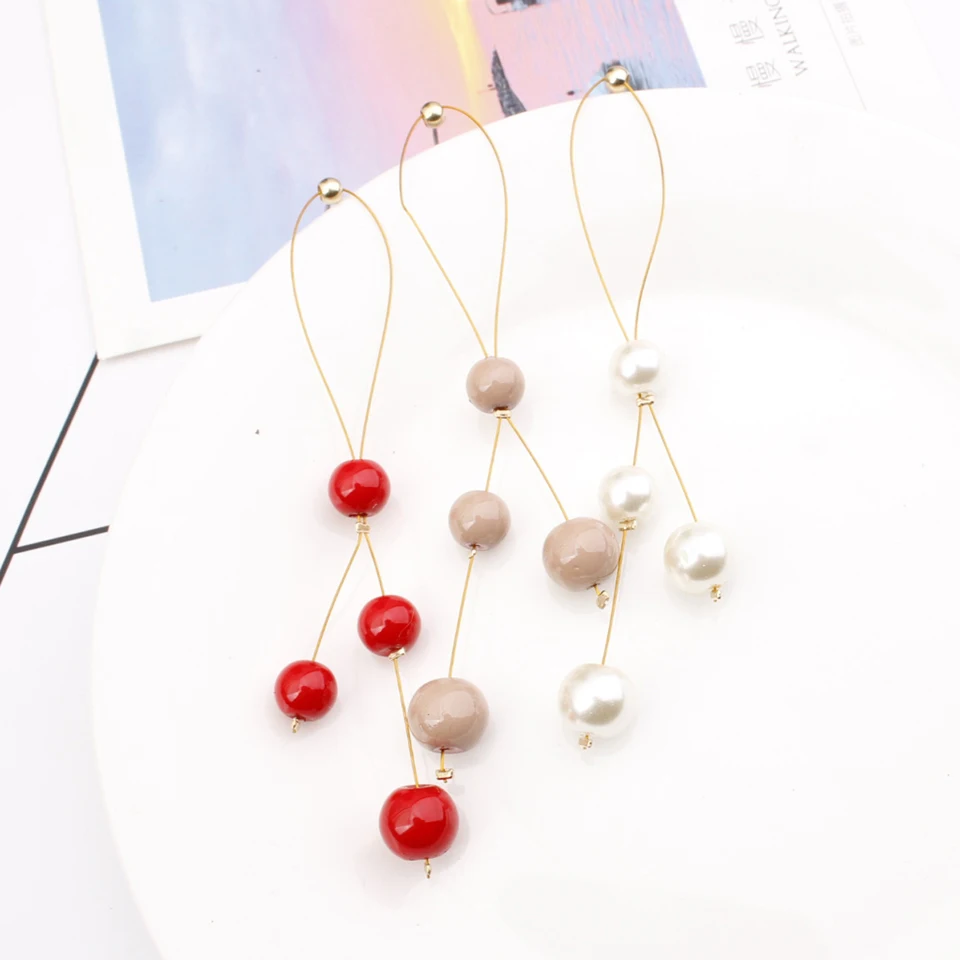 Bijoux 2019 Big pearl Earrings Color Drop Earrings Irregular Dangle Earrings Bohemian Statement Minimalist Jewelry For Women
Bijoux 2019 Big pearl Earrings Color Drop Earrings Irregular Dangle Earrings Bohemian Statement Minimalist Jewelry For Women