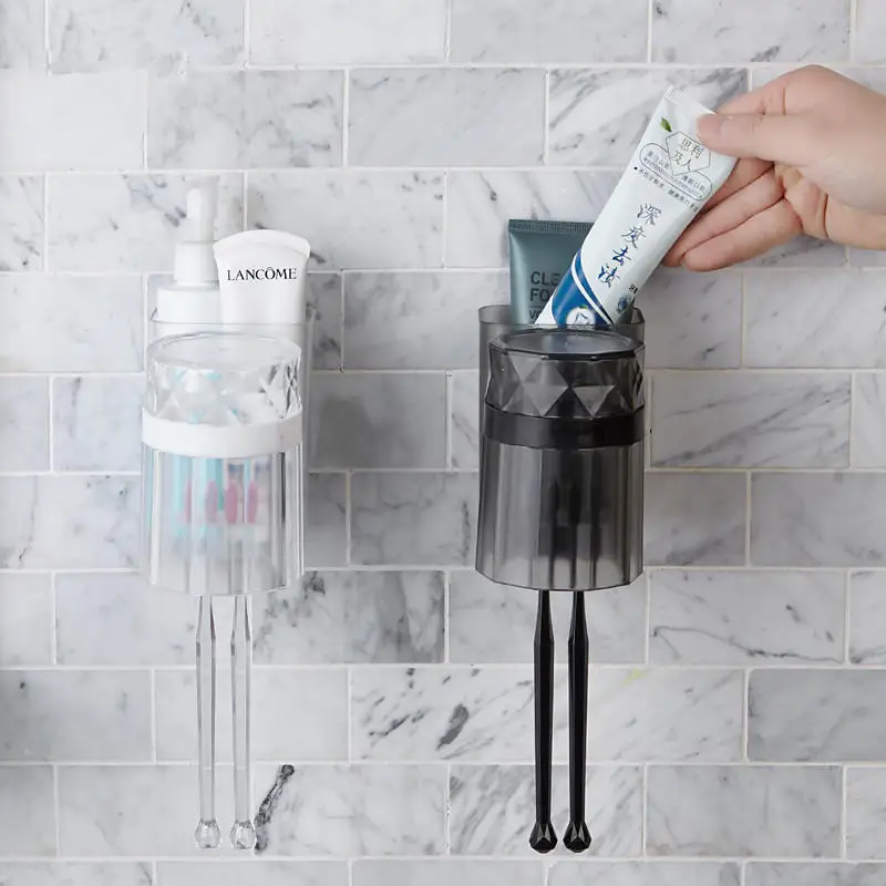 Seamless Wall-Mounted Toothbrush Holder With Cup Toothpaste Gargle Frame Shelf Bathroom Accessory Brush Teeth Cup Organizer Set
Seamless Wall-Mounted Toothbrush Holder With Cup Toothpaste Gargle Frame Shelf Bathroom Accessory Brush Teeth Cup Organizer Set