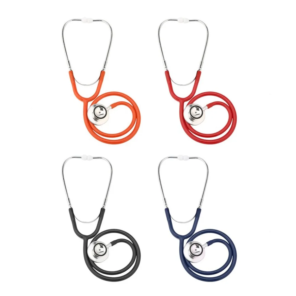 Double-sided Stethoscope Single Tube Doctors Nurse Professional Cardiology Stethoscope Aluminium Alloy Chestpiece Health Care
Double-sided Stethoscope Single Tube Doctors Nurse Professional Cardiology Stethoscope Aluminium Alloy Chestpiece Health Care