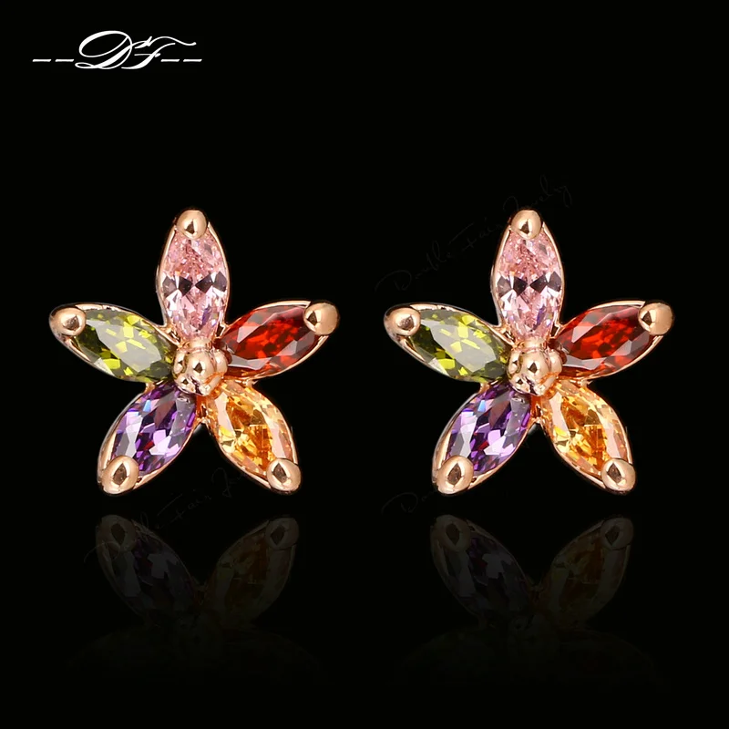 Wintersweet AAA+Cubic Zircon Rose Gold Color Stud Earrings HotSale 5 Colors Crystal Fashion Jewelry For Women DFE007
Wintersweet AAA+Cubic Zircon Rose Gold Color Stud Earrings HotSale 5 Colors Crystal Fashion Jewelry For Women DFE007