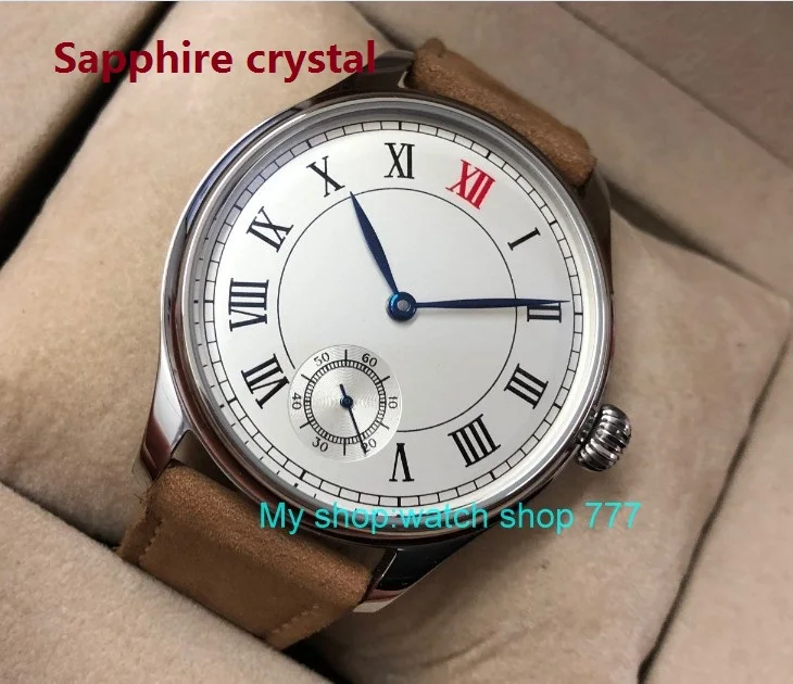Sapphire crystal 44mm parnis Asian 6498 17 jewels Mechanical Hand Wind movement men's watch Roman Mechanical watches pa53-8
Sapphire crystal 44mm parnis Asian 6498 17 jewels Mechanical Hand Wind movement men's watch Roman Mechanical watches pa53-8