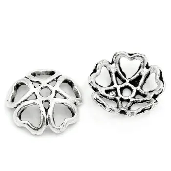 New 100PCs Metal Bead Caps Hollow Flower Antique Silver Bead Caps For Making Necklace & Bracelet Stoppers 10mmx10mm(3/8"x3/8")
New 100PCs Metal Bead Caps Hollow Flower Antique Silver Bead Caps For Making Necklace & Bracelet Stoppers 10mmx10mm(3/8"x3/8")