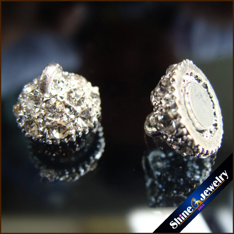 5PCS CZ Crystal Inlayed Magnet white Plated Jewelry Clasp Finding 10mm Free shipping
5PCS CZ Crystal Inlayed Magnet white Plated Jewelry Clasp Finding 10mm Free shipping