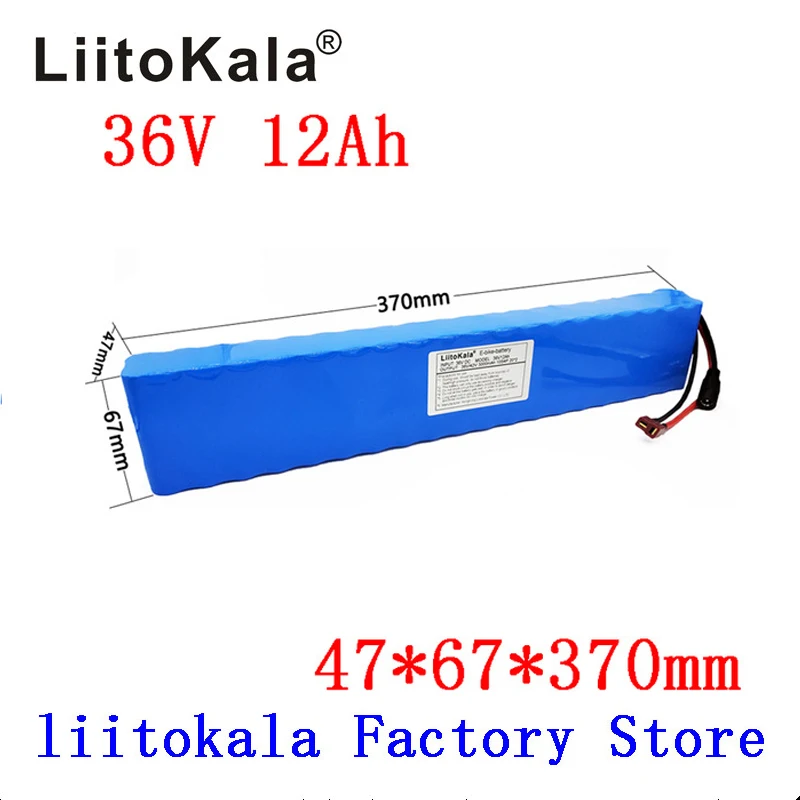 LiitoKala 36V 12ah electric bicycle battery pack 42V 18650 Li-Ion Battery 500W High Power and Capacity 42V Motorcycle Scooter
LiitoKala 36V 12ah electric bicycle battery pack 42V 18650 Li-Ion Battery 500W High Power and Capacity 42V Motorcycle Scooter