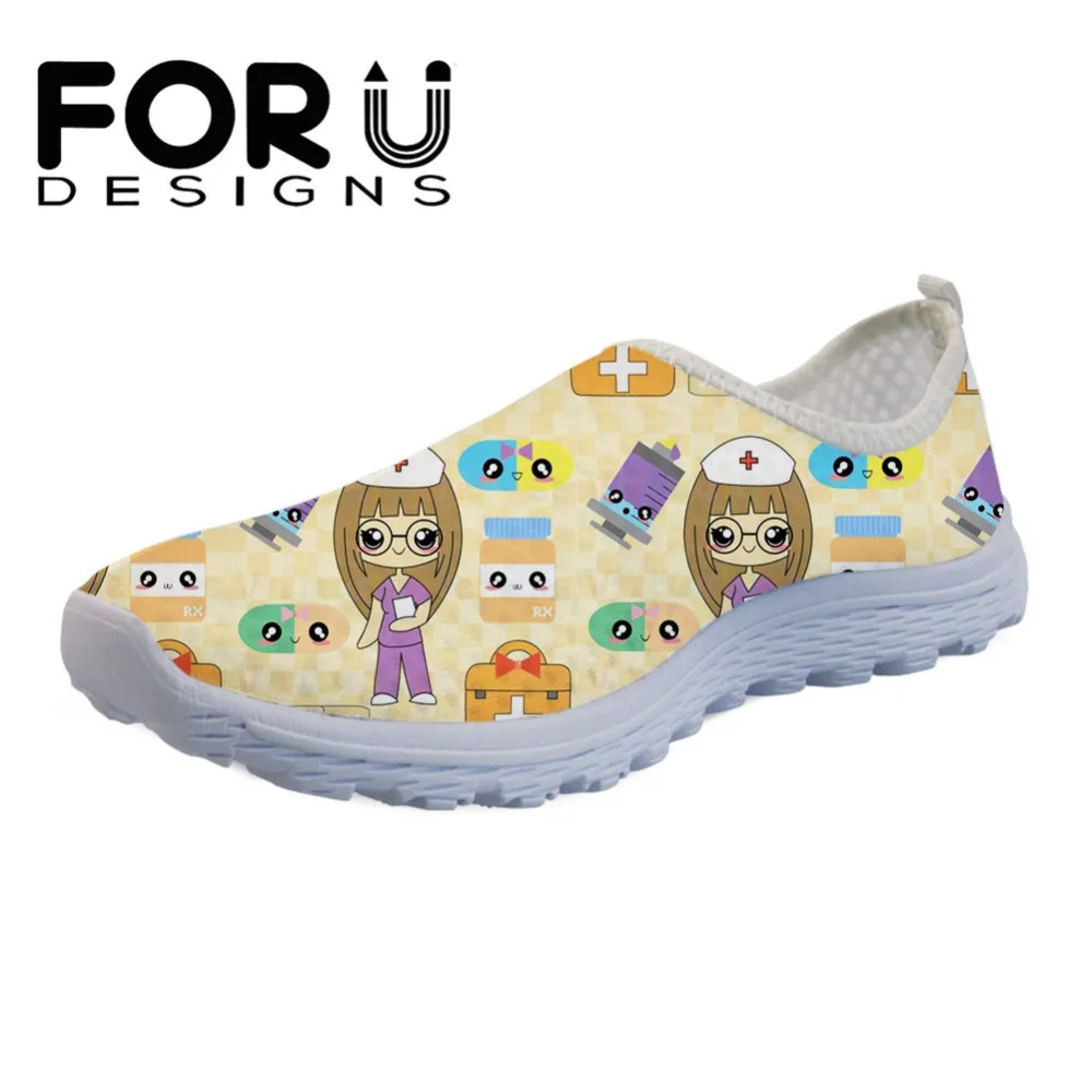FORUDESIGNS Casual Breathable Nurse Shoes Flats 3D Prints Summer Girls Sneakers Women Fashion Mesh Loafers Slip-on Female Shoes
FORUDESIGNS Casual Breathable Nurse Shoes Flats 3D Prints Summer Girls Sneakers Women Fashion Mesh Loafers Slip-on Female Shoes